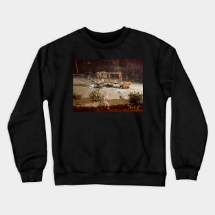 Snowy Backyard Crewneck Sweatshirt